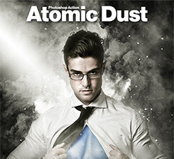 极品PS动作－原子尘埃(含高清视频教程)：Atomic Dust Photoshop Action